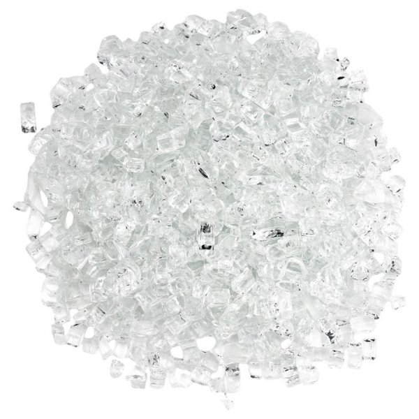 American Fire Glass 1/4 in Starfire Fire Glass, 10 Lb Bag AFF-STFR-10